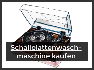 Schallplattenwaschmaschine zum Schallplatten reinigen